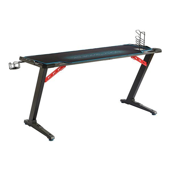 ULTRADESK herní stůl SPACE XXL BLUE, 154x61 cm, 78 cm, RGB podsvietenie s dotykovým panelom, s celoplošnou podložkou ULTRADESK herní stůl SPACE XXL BLUE, 154x61 cm, 78 cm, RGB podsvietenie s dotykovým panelom, s celoplošnou podložkou