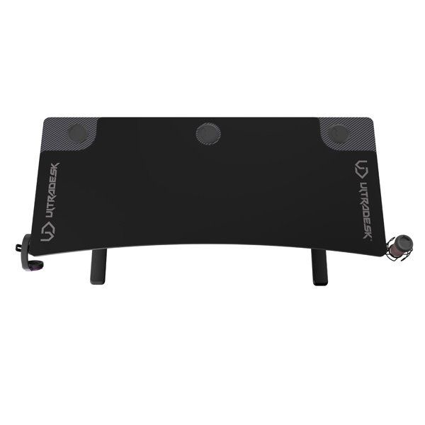 ULTRADESK herní stůl Ultradesk CRUISER BLACK, 160x70 cm, 66-82 cm, držák sluchátek, 3 otvory pre káble, výškovo nastav ULTRADESK herní stůl Ultradesk CRUISER BLACK, 160x70 cm, 66-82 cm, držák sluchátek, 3 otvory pre káble, výškovo nastav