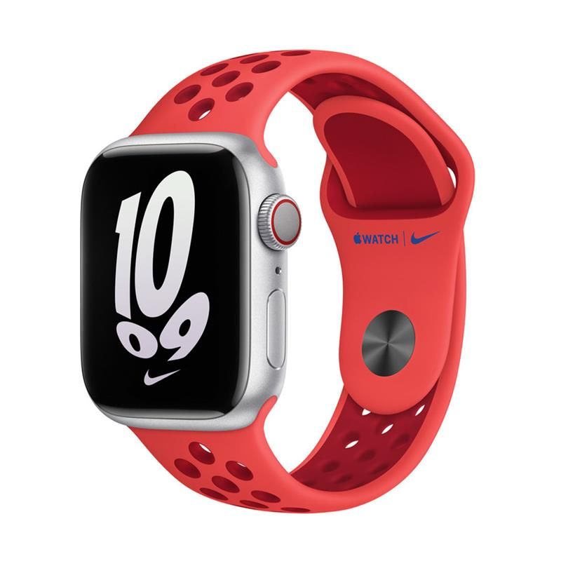 Apple Watch 41mm Bright Crimson/Gym Red Nike Sport Band Apple Watch 41mm Bright Crimson/Gym Red Nike Sport Band
