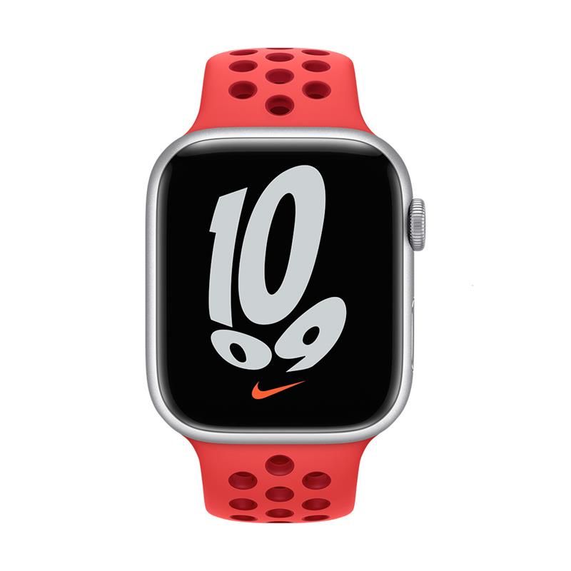 Apple Watch 41mm Bright Crimson/Gym Red Nike Sport Band Apple Watch 41mm Bright Crimson/Gym Red Nike Sport Band