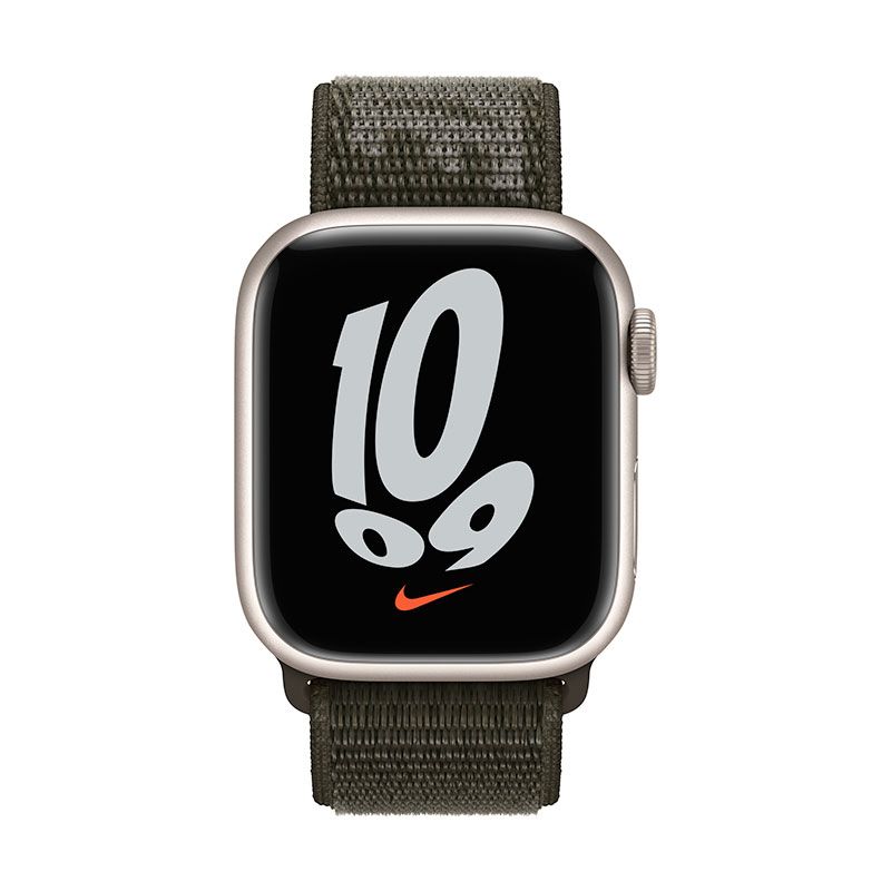 Apple Watch 41mm Cargo Khaki Nike Sport Loop - Regular Apple Watch 41mm Cargo Khaki Nike Sport Loop - Regular