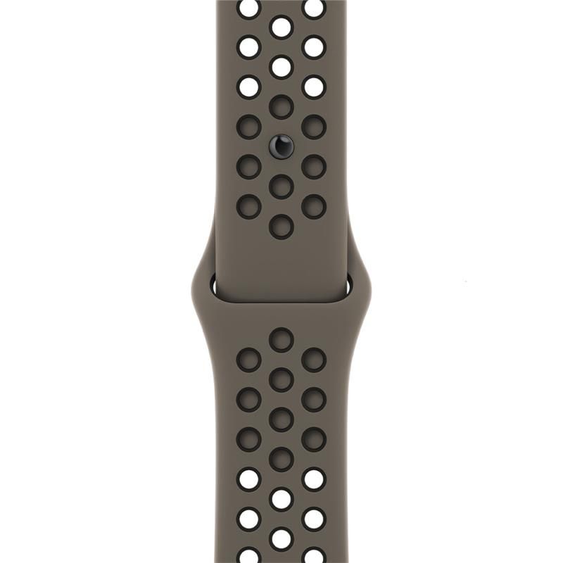 Apple Watch 41mm Olive Grey/Black Nike Sport Band Apple Watch 41mm Olive Grey/Black Nike Sport Band