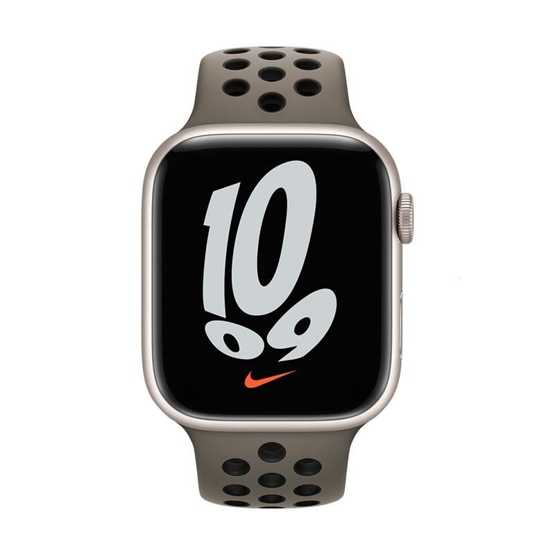 Apple Watch 41mm Olive Grey/Black Nike Sport Band Apple Watch 41mm Olive Grey/Black Nike Sport Band