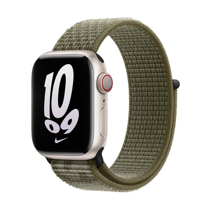 Apple Watch 41mm Sequoia/Pure Platinum Nike Sport Loop Apple Watch 41mm Sequoia/Pure Platinum Nike Sport Loop