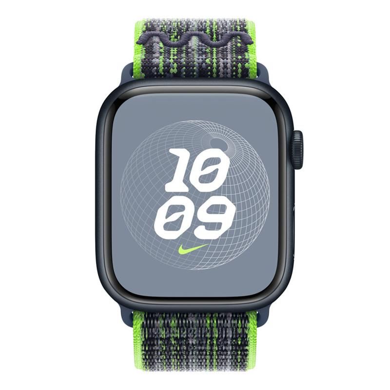 Apple Watch 45mm Bright Green/Blue Nike Sport Loop *Rozbalené* Apple Watch 45mm Bright Green/Blue Nike Sport Loop *Rozbalené*
