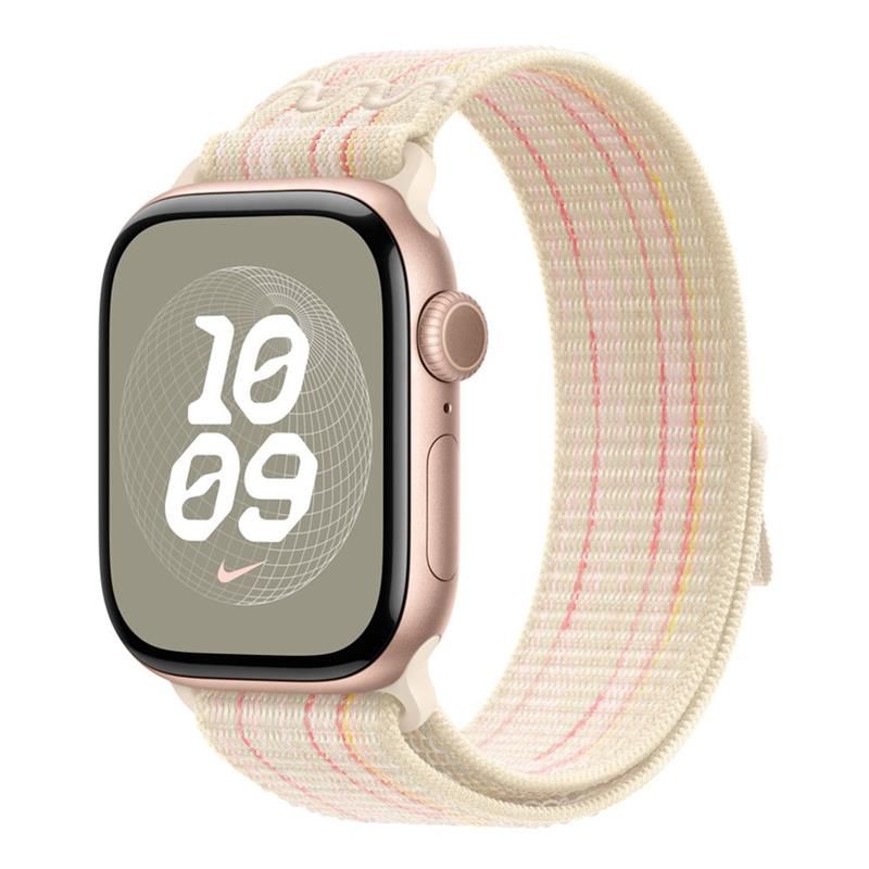 Apple Watch 46mm Starlight/Pink Nike Sport Loop Apple Watch 46mm Starlight/Pink Nike Sport Loop