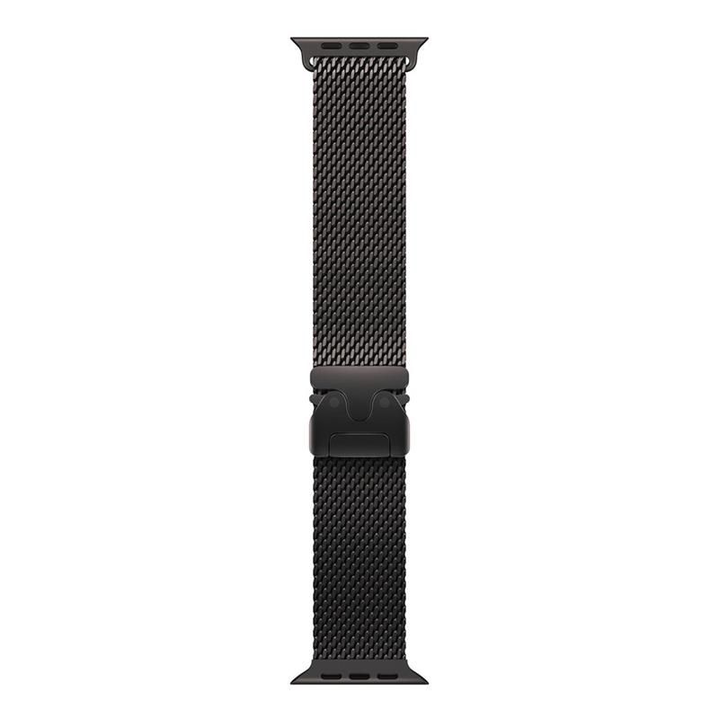 Apple Watch 49mm Black Titanium Milanese Loop - Large Apple Watch 49mm Black Titanium Milanese Loop - Large