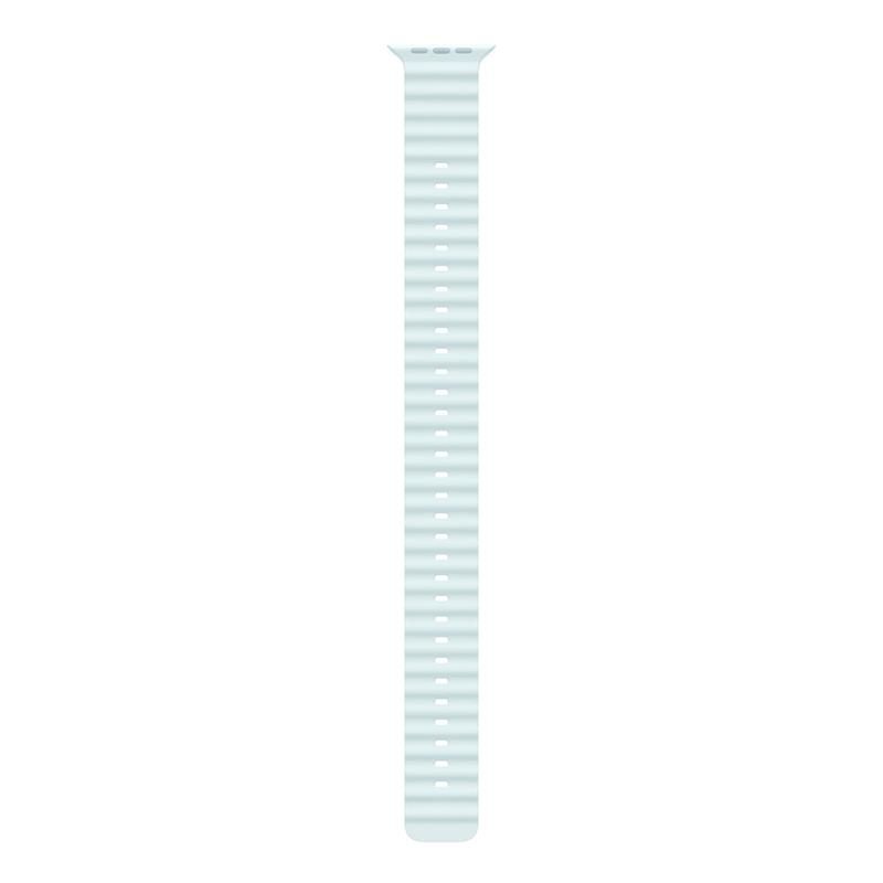 Apple Watch 49mm Ice Blue Ocean Band Extension - Natural Titanium Finish Apple Watch 49mm Ice Blue Ocean Band Extension - Natural Titanium Finish