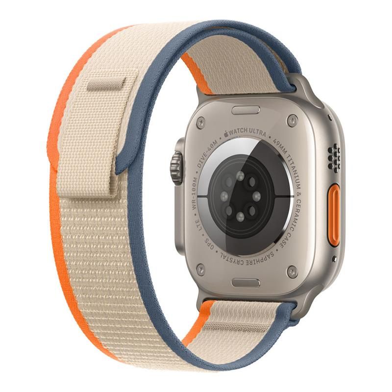 Apple Watch 49mm Orange/Beige Trail Loop - S/M *Rozbalené* Apple Watch 49mm Orange/Beige Trail Loop - S/M *Rozbalené*