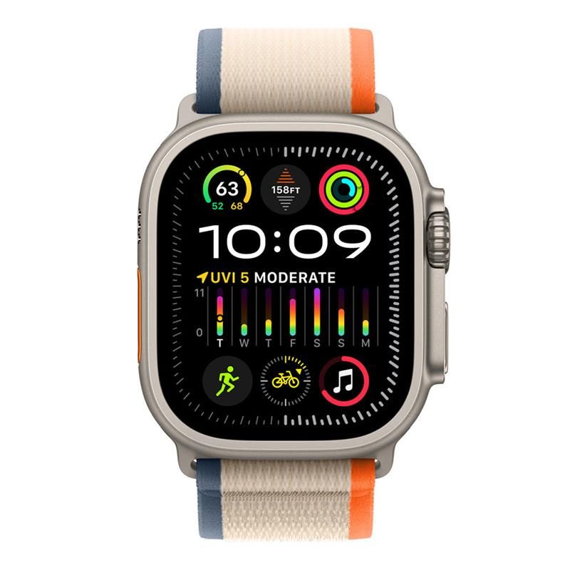 Apple Watch 49mm Orange/Beige Trail Loop - S/M *Rozbalené* Apple Watch 49mm Orange/Beige Trail Loop - S/M *Rozbalené*