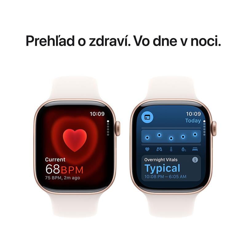 Apple Watch Series 10 GPS 46mm Rose Gold Aluminium Case with Light Blush Sport Band - M/L Apple Watch Series 10 GPS 46mm Rose Gold Aluminium Case with Light Blush Sport Band - M/L