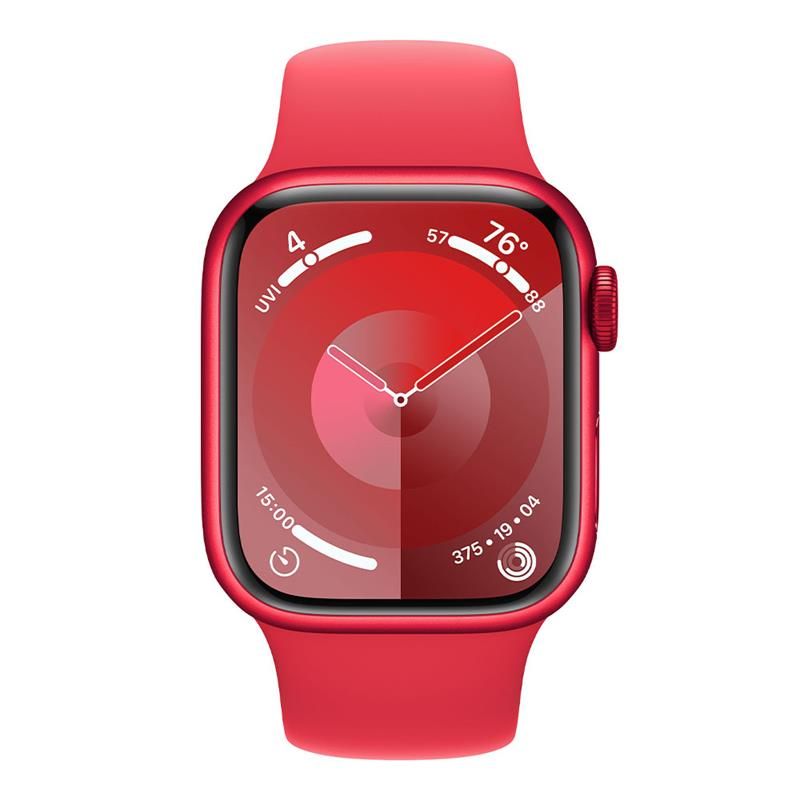 Apple Watch Series 9 GPS + Cellular 45mm (PRODUCT)RED Aluminium Case with (PRODUCT)RED Sport Band - S/M