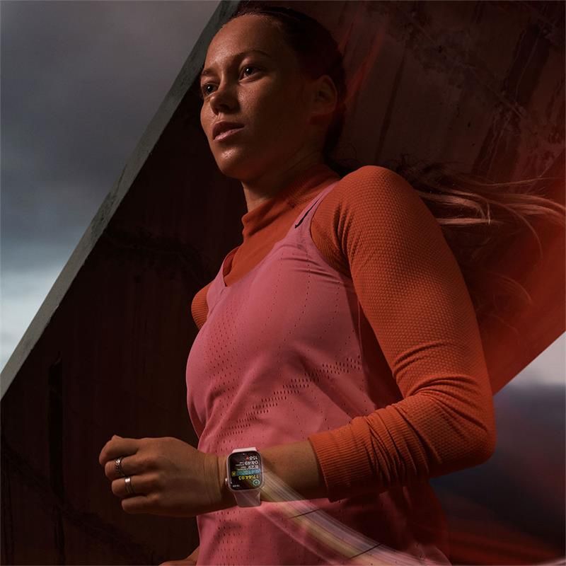 Apple Watch Series 9 GPS + Cellular 45mm (PRODUCT)RED Aluminium Case with (PRODUCT)RED Sport Band - S/M