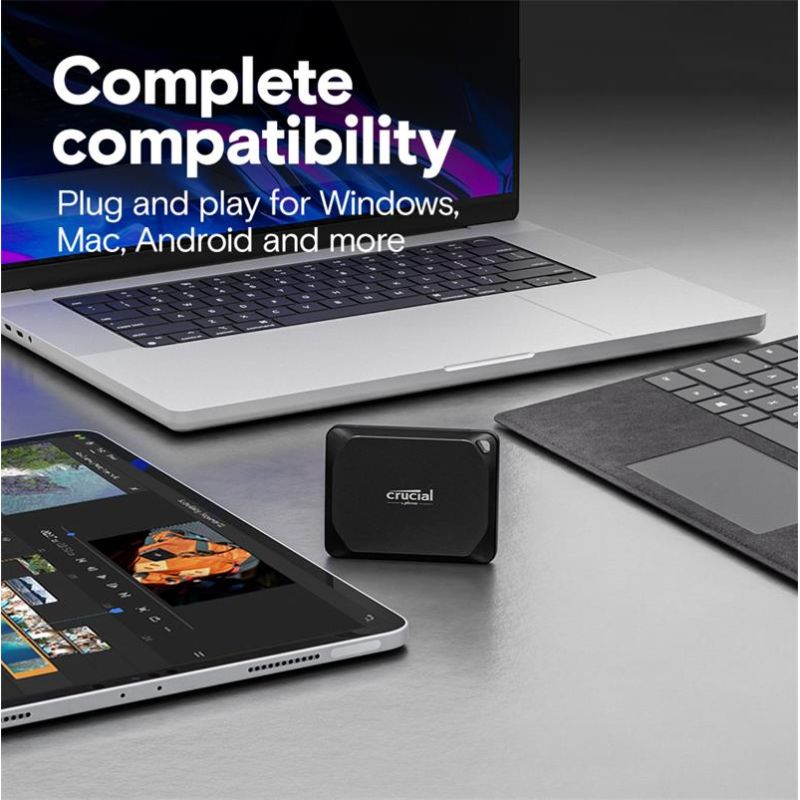 Crucial X10 Pro Portable SSD 1TB USB 3.2 Gen2x2 2100 MB/s Crucial X10 Pro Portable SSD 1TB USB 3.2 Gen2x2 2100 MB/s