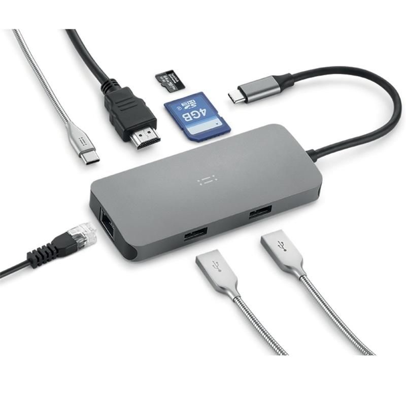 Aiino - Cluster USB-C multiple adapter (7 ports) for MacBook and iPad Aiino - Cluster USB-C multiple adapter (7 ports) for MacBook and iPad