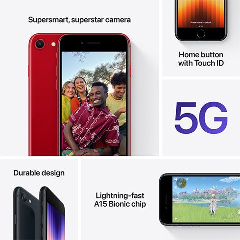 iPhone SE 64 GB polnočný (2022) *Vystavený* iPhone SE 64 GB polnočný (2022) *Vystavený*