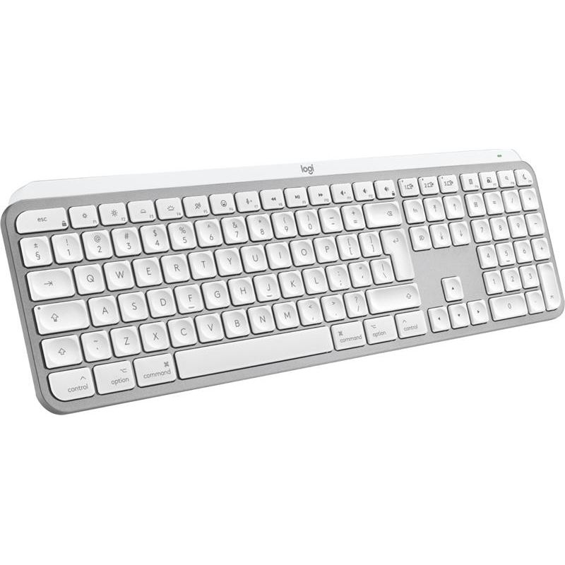 Logitech MX Keys S for MAC - bezdrátová podsvícená klávesnice - US - bledošedá Logitech MX Keys S for MAC - bezdrátová podsvícená klávesnice - US - bledošedá