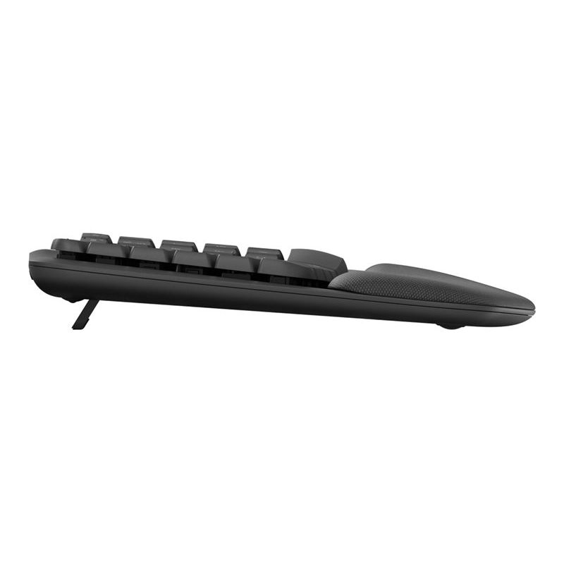 Logitech WAVE - bezdrátová ergonomická klávesnice - CZ/SK - grafitová Logitech WAVE - bezdrátová ergonomická klávesnice - CZ/SK - grafitová