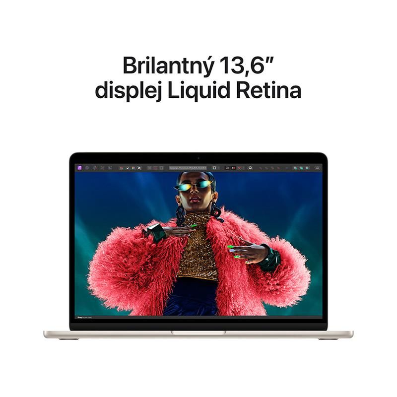 MacBook Air 13" Apple M3 8C CPU 8C GPU 8GB 256GB Hviezdny bílý SK *Vystavený* MacBook Air 13" Apple M3 8C CPU 8C GPU 8GB 256GB Hviezdny bílý SK *Vystavený*