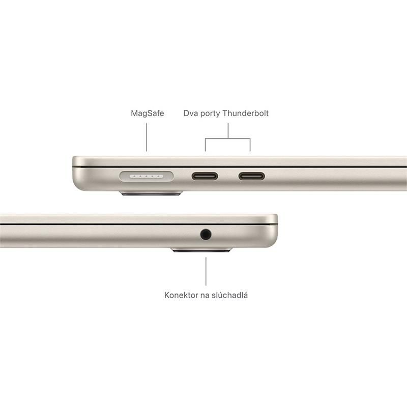 MacBook Air 13" Apple M3 8C CPU 8C GPU 8GB 256GB Hviezdny bílý SK *Vystavený* MacBook Air 13" Apple M3 8C CPU 8C GPU 8GB 256GB Hviezdny bílý SK *Vystavený*
