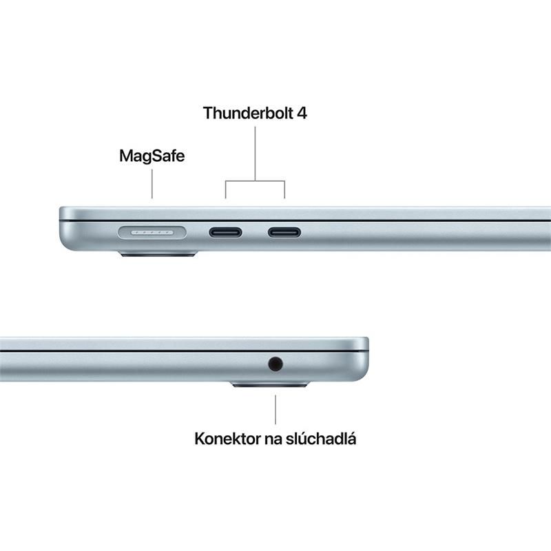 MacBook Air 13" Apple M4 10C CPU 10C GPU 24GB 512GB Nebeský modrý SK MacBook Air 13" Apple M4 10C CPU 10C GPU 24GB 512GB Nebeský modrý SK