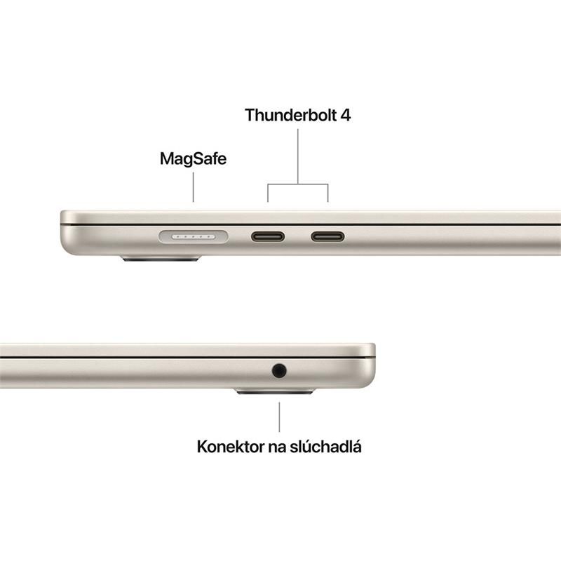 MacBook Air 15" Apple M4 10C CPU 10C GPU 24GB 512GB Hviezdny bílý SK MacBook Air 15" Apple M4 10C CPU 10C GPU 24GB 512GB Hviezdny bílý SK