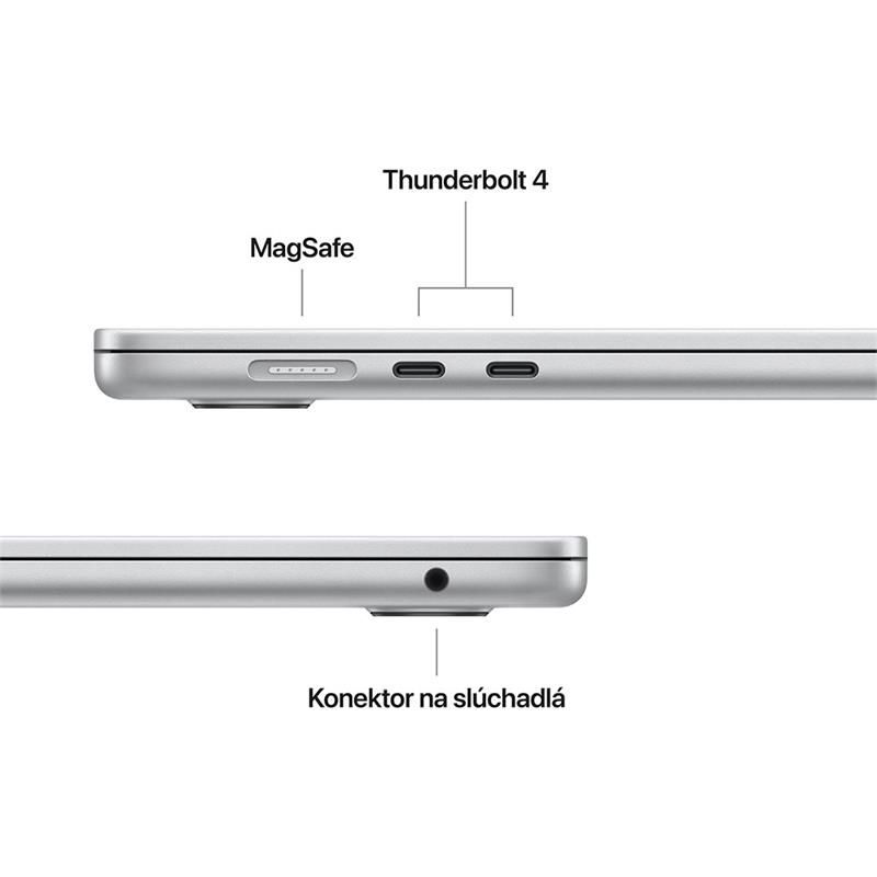MacBook Air 15" Apple M4 10C CPU 10C GPU 24GB 512GB Strieborný SK MacBook Air 15" Apple M4 10C CPU 10C GPU 24GB 512GB Strieborný SK