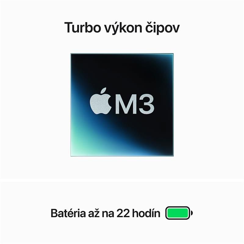 MacBook Pro 14" Apple M3 8C CPU 10C GPU 8GB 1TB Kozmický šedý SK MacBook Pro 14" Apple M3 8C CPU 10C GPU 8GB 1TB Kozmický šedý SK