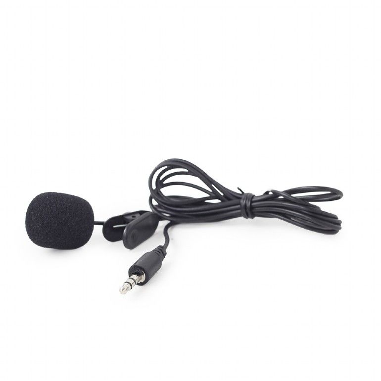 Mikrofon s klipsňou, GEMBIRD MIC-C-01, černý Mikrofon s klipsňou, GEMBIRD MIC-C-01, černý