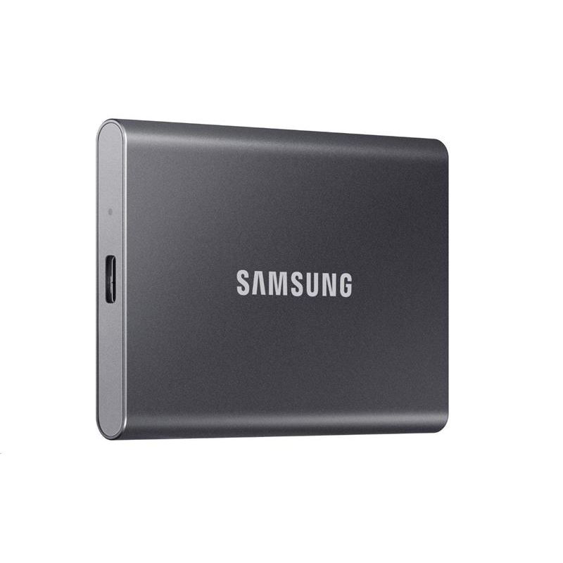 Samsung Portable SSD T7 1TB - externý SSD, USB 3.2 Gen2, titanová šedá Samsung Portable SSD T7 1TB - externý SSD, USB 3.2 Gen2, titanová šedá