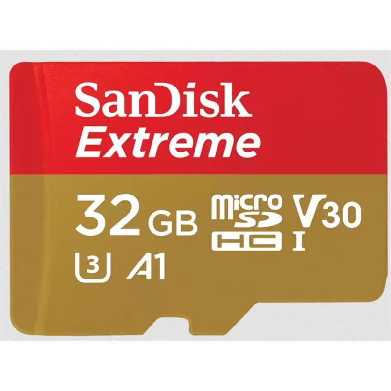SanDisk Extreme 32GB microSD card SanDisk Extreme 32GB microSD card
