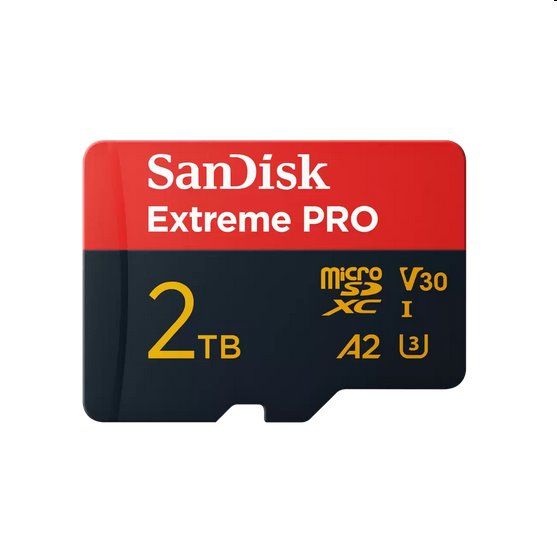 SanDisk Extreme PRO 2TB microSD card SanDisk Extreme PRO 2TB microSD card