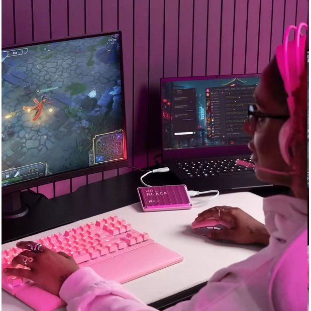 WD BLACK P10 Game Drive 2TB 2.5" USB Pink WD BLACK P10 Game Drive 2TB 2.5" USB Pink