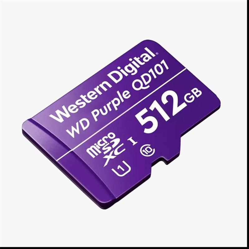WD Purple SC QD101 512 GB Ultra Endurance microSDXC Card WD Purple SC QD101 512 GB Ultra Endurance microSDXC Card