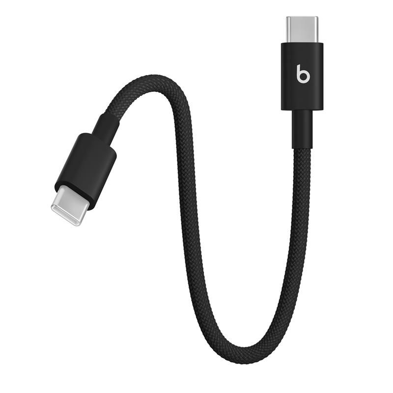 Apple Beats USB-C to USB-C Woven Short Cable (20 cm) - Bolt Black Apple Beats USB-C to USB-C Woven Short Cable (20 cm) - Bolt Black