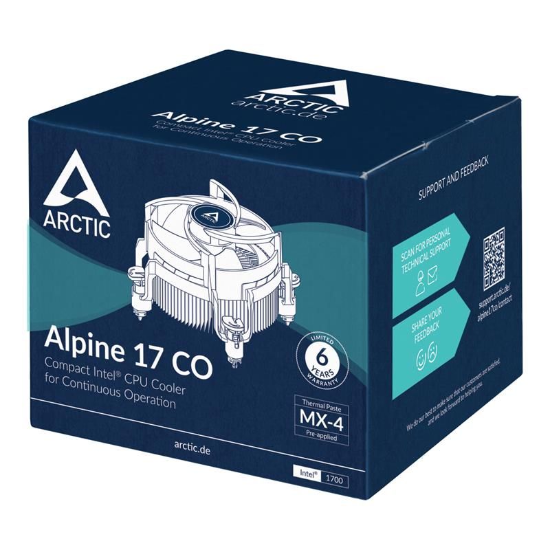 Arctic chladič CPU Alpine 17 CO - INTEL LGA 1700 Arctic chladič CPU Alpine 17 CO - INTEL LGA 1700