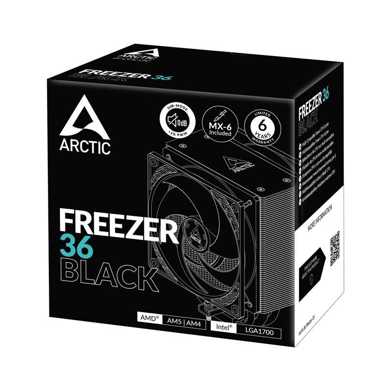 Arctic chladič CPU Freezer 36 Black Arctic chladič CPU Freezer 36 Black