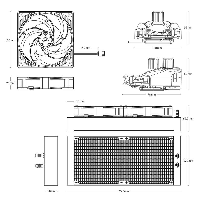 Arctic chladič CPU Liquid Freezer II 240 Arctic chladič CPU Liquid Freezer II 240