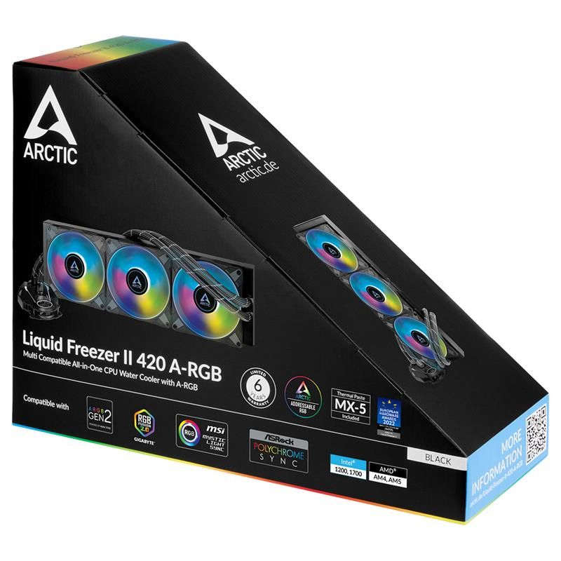 Arctic chladič CPU Liquid Freezer II 420 A-RGB Arctic chladič CPU Liquid Freezer II 420 A-RGB