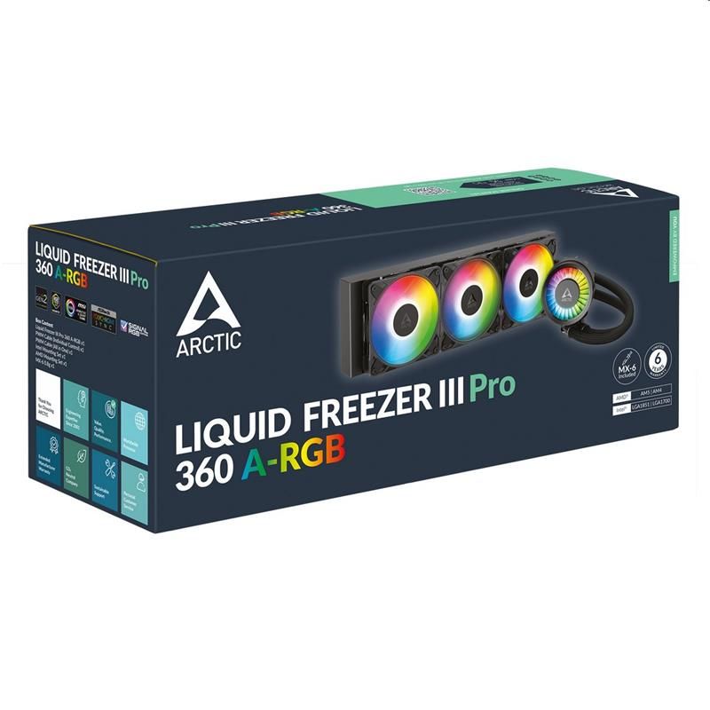 Arctic chladič CPU Liquid Freezer III Pro 360 A-RGB Arctic chladič CPU Liquid Freezer III Pro 360 A-RGB