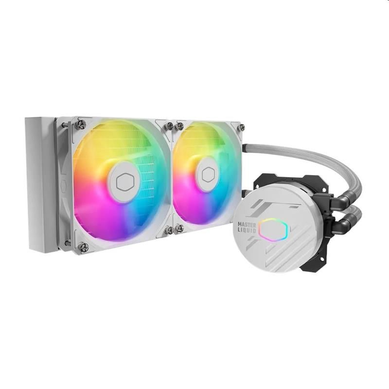 COOLER MASTER Liquid cooler CPU MasterLiquid ML240L Core ARGB White COOLER MASTER Liquid cooler CPU MasterLiquid ML240L Core ARGB White