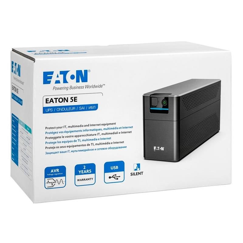 EATON UPS 1/1fáza 900VA/480W, 5E 900 IEC, USB, G2 vstup: C14, výstupy: (4) C13, Tower EATON UPS 1/1fáza 900VA/480W, 5E 900 IEC, USB, G2 vstup: C14, výstupy: (4) C13, Tower