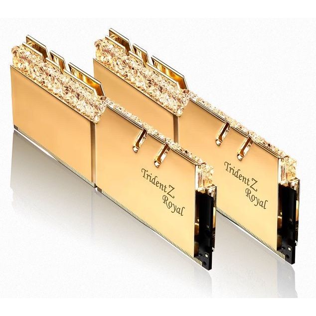 G.SKILL 32 GB kit DDR4 3600 CL16 Trident Z Royal gold G.SKILL 32 GB kit DDR4 3600 CL16 Trident Z Royal gold