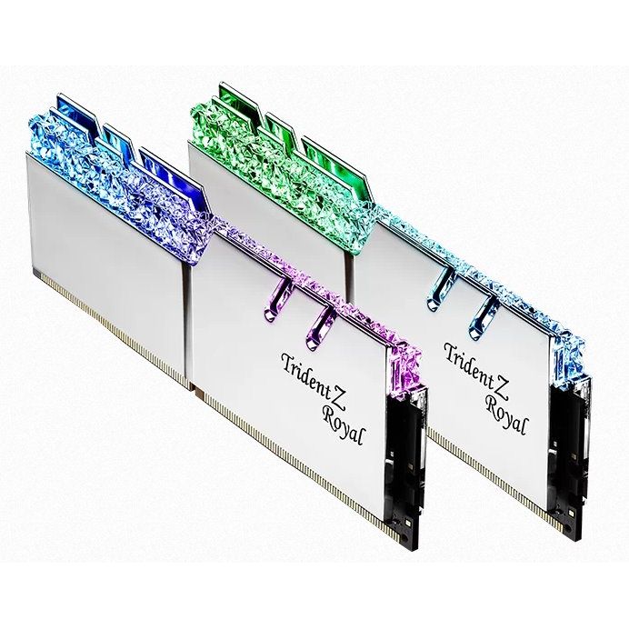 G.SKILL 32 GB kit DDR4 3600 CL16 Trident Z Royal silver G.SKILL 32 GB kit DDR4 3600 CL16 Trident Z Royal silver