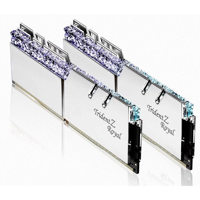 G.SKILL 32 GB kit DDR4 3600 CL16 Trident Z Royal silver G.SKILL 32 GB kit DDR4 3600 CL16 Trident Z Royal silver