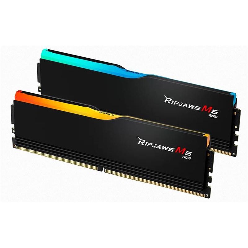 G.SKILL 32 GB kit DDR5 6000 CL30 Ripjaws M5 RGB black G.SKILL 32 GB kit DDR5 6000 CL30 Ripjaws M5 RGB black