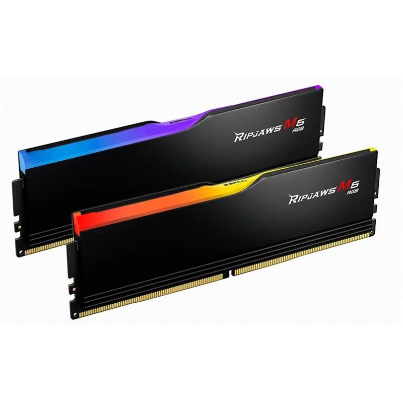 G.SKILL 32 GB kit DDR5 6000 CL30 Ripjaws M5 RGB black G.SKILL 32 GB kit DDR5 6000 CL30 Ripjaws M5 RGB black