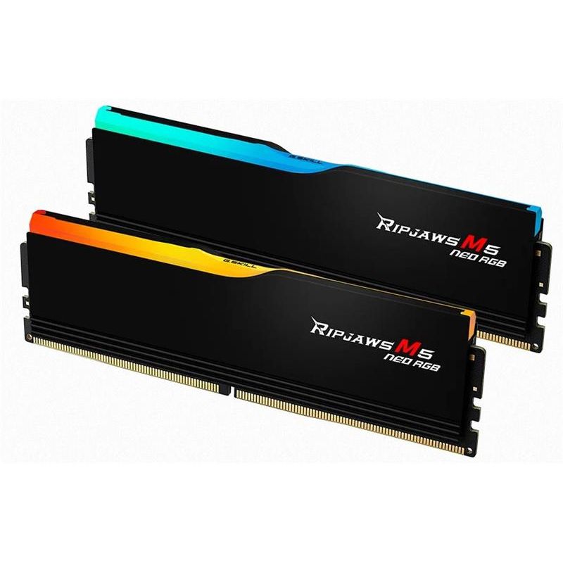 G.SKILL 32 GB kit DDR5 6000 CL36 Ripjaws M5 Neo RGB AMD EXPO black G.SKILL 32 GB kit DDR5 6000 CL36 Ripjaws M5 Neo RGB AMD EXPO black