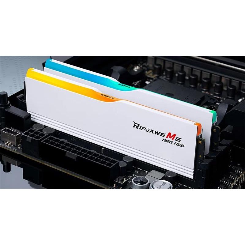G.SKILL 32 GB kit DDR5 6000 CL36 Ripjaws M5 Neo RGB AMD EXPO white G.SKILL 32 GB kit DDR5 6000 CL36 Ripjaws M5 Neo RGB AMD EXPO white
