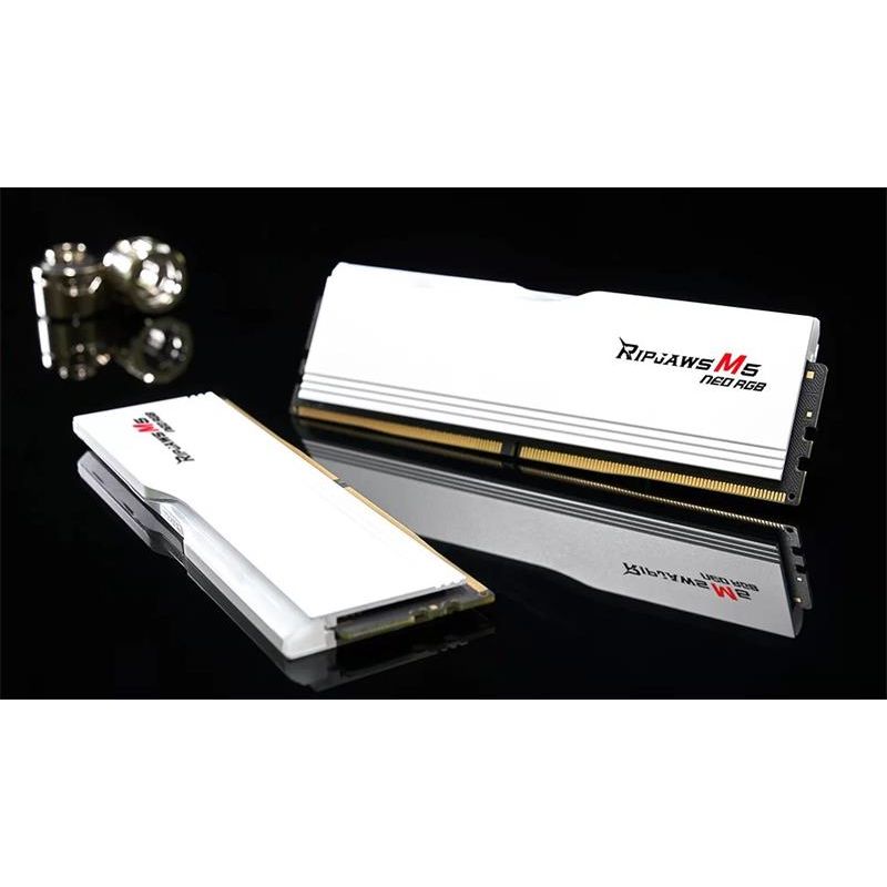 G.SKILL 32 GB kit DDR5 6000 CL36 Ripjaws M5 Neo RGB AMD EXPO white G.SKILL 32 GB kit DDR5 6000 CL36 Ripjaws M5 Neo RGB AMD EXPO white